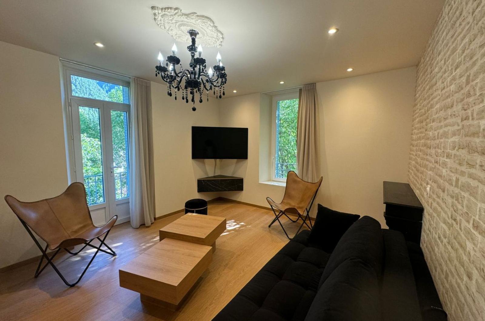 Appartements Confortables Avec Vue Montagne - Residence Villa Belle Fleur Château-Ville-Vieille Kültér fotó